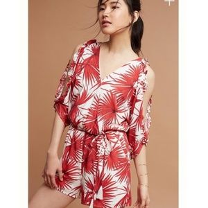Anthropologie Bishop + Young Palm Romper